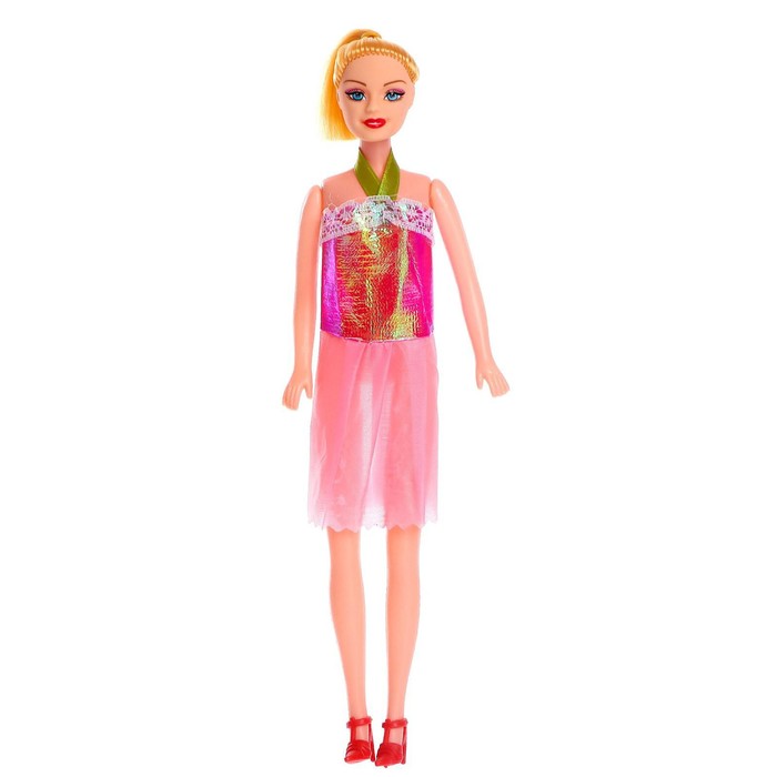 Кукла модель с набором платьев , в пакете 63588