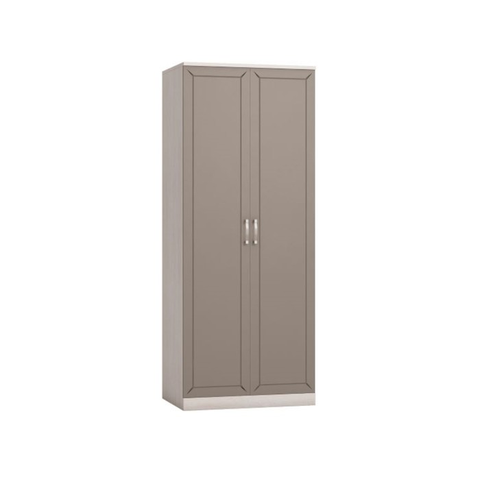 Шкаф 2-х дверный для одежды «Босфор», 804×532×1998 мм, ясень анкор светлый/глиняный серый - Фото 1