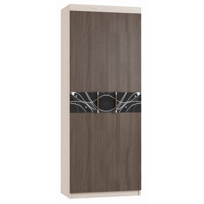 Шкаф для платья «Николь», 802×536×2068 мм, цвет ясень шимо светлый / ясень шимо тёмный