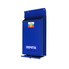 Ящик почтовый без замка (с петлёй), вертикальный «Почта», синий - Фото 4