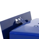 Ящик почтовый без замка (с петлёй), вертикальный «Почта», синий - Фото 9