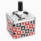 Пепельница для дома бездымная «Масти», для сигарет и стиков, 8.5×12 см - Фото 2