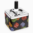 Пепельница для дома бездымная «Кубики», для сигарет и стиков, 8.5×12 см - Фото 2