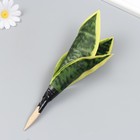 Искусственное растение для творчества "Сансевиерия Компакта" 23х9 см - фото 24385980