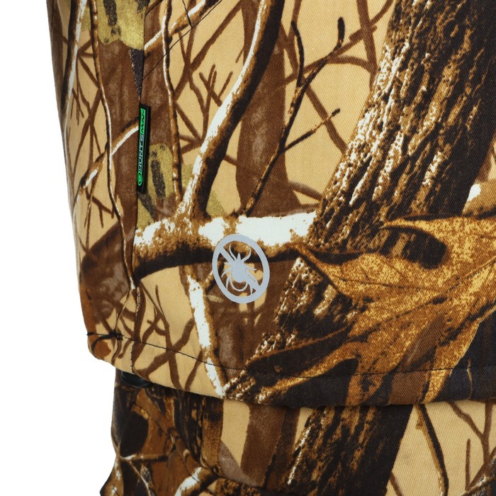 Костюм летний Антигнус-Люкс с ловушками и пыльниками, ткань смесовая, цвет светлый лес, размер 48-50, рост 182-188 - фото 1911952068