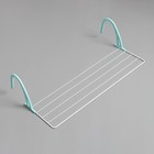 Сушилка для белья на радиатор, 65×23.5×18 см, белая - Фото 1