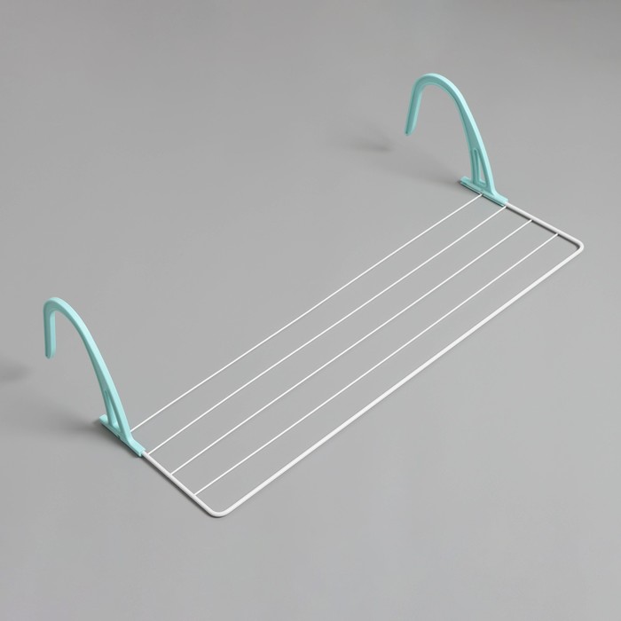 Сушилка для белья на радиатор, 65×23.5×18 см, белая - Фото 1