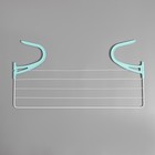 Сушилка для белья на радиатор, 65×23.5×18 см, белая - Фото 3