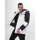 Куртка горнолыжная мужская, размер 54, цвет белый - Фото 12