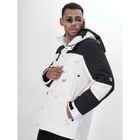 Куртка горнолыжная мужская, размер 54, цвет белый - Фото 16