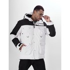 Куртка горнолыжная мужская, размер 54, цвет белый - Фото 20