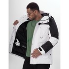 Куртка горнолыжная мужская, размер 54, цвет белый - Фото 21