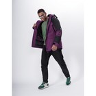 Куртка горнолыжная мужская, размер 48, цвет фиолетовый - Фото 16