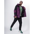 Куртка горнолыжная мужская, размер 48, цвет фиолетовый - Фото 17