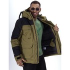 Куртка горнолыжная мужская, размер 54, цвет хаки - Фото 15