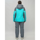 Костюм горнолыжный женский, размер 58, цвет бирюзовый - Фото 23