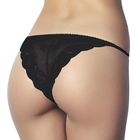 Трусы женские танга INNAMORE BD32003 Castagna nero, р-р 3 (44) - Фото 2