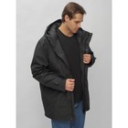 Куртка-парка мужская, размер 48, цвет чёрный - Фото 6