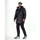 Куртка зимняя удлинённая мужская, размер 58, цвет чёрный - Фото 20