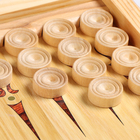 Нарды деревянные большие, с шашками "Восточные", настольная игра, 50 х 50 см - Фото 5