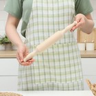 Скалка деревянная с ручками Доляна, 35×4.3 см, берёза - Фото 1