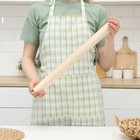 Скалка деревянная прямая Доляна, 50×4.3 см, берёза - Фото 1