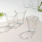 Набор низких стеклянных стаканов «Шетланд Скульптура», 300 мл, 3 шт - фото 10577714