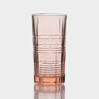 Стакан высокий стеклянный «Даллас», 380 мл, цвет розовый - фото 5248049