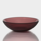 Салатник стеклянный «Луиз», d=16 см, цвет лилак - фото 319545158