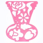 Трафарет фигурный «Ваза с цветами» - фото 24499179