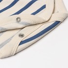 Боди Крошка Я BASIC LINE в полоску, рост 74-80 см, бежевый - фото 24353346