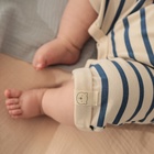 Песочник Крошка Я BASIC LINE в полоску, рост 80-86 см, бежевый 9538982