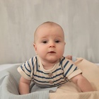 Песочник Крошка Я BASIC LINE в полоску, рост 86-92 см, бежевый 9538983