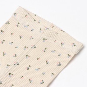 Легинсы Крошка Я Wildflowers, рост 92-98 см, бежевые