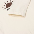 Комплект: футболка с дл. рукавом и брюки Крошка Я Dreamer, рост 62-68 см, бежевый - Фото 4
