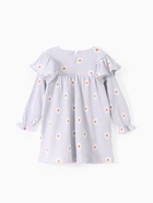 Платье для девочки «Крошка Я. Ромашка», рост 86-92 см, серое - Фото 12