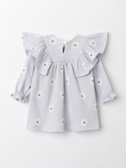 Платье для девочки «Крошка Я. Ромашка», рост 92-98 см, серое - фото 67925876