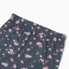 Костюм: футболка и легинсы «Крошка Я. Цветок», рост 62-68, синий - фото 51985916