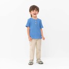 Футболка детская KAFTAN "Basic line", р.30 (98-104 см), синий - Фото 2