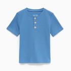 Футболка детская KAFTAN "Basic line", р.30 (98-104 см), синий - Фото 7