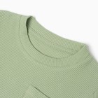 Лонгслив детский с карманом KAFTAN "Basic line", р.36 (134-140 см), хаки 9589191 - фото 10579017