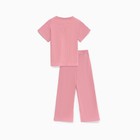 Костюм детский (футболка, брюки) KAFTAN р. 30 (98-104 см), пудра - фото 805606092
