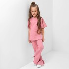 Костюм детский (футболка, брюки) KAFTAN р. 30 (98-104 см), пудра - фото 805606084