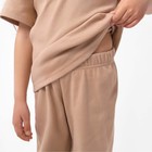 Костюм детский (футболка, брюки) KAFTAN р. 34 (122-128 см), бежевый 9589232 - фото 10579208