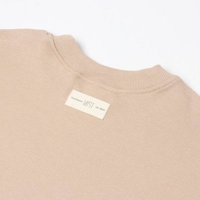 Костюм женский (футболка, брюки) MIST, размер 40-42, бежевый