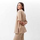 Костюм женский (футболка и брюки) MIST, р. 48-50, бежевый - фото 43873506