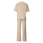 Костюм женский (футболка и брюки) MIST, р. 48-50, бежевый - фото 43873518