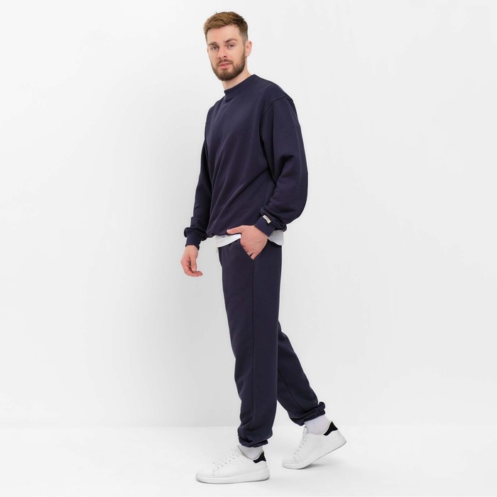 Брюки спортивные мужские MIST Men's casual р. 52, цвет синий 63599