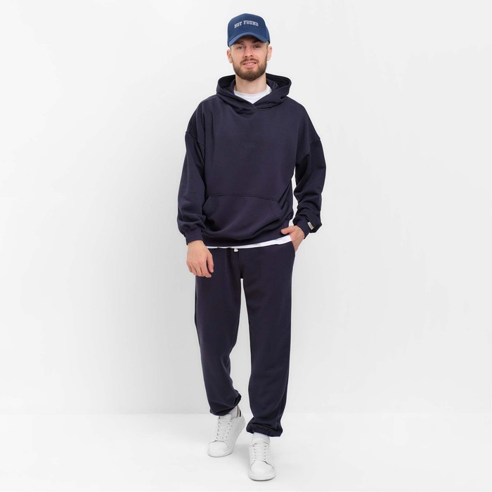 Брюки спортивные мужские MIST Men's casual р. 52, цвет синий 63599