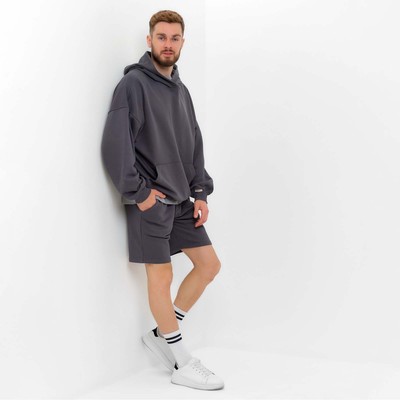 Худи мужское MIST Men's casual р. 56, цвет графитовый